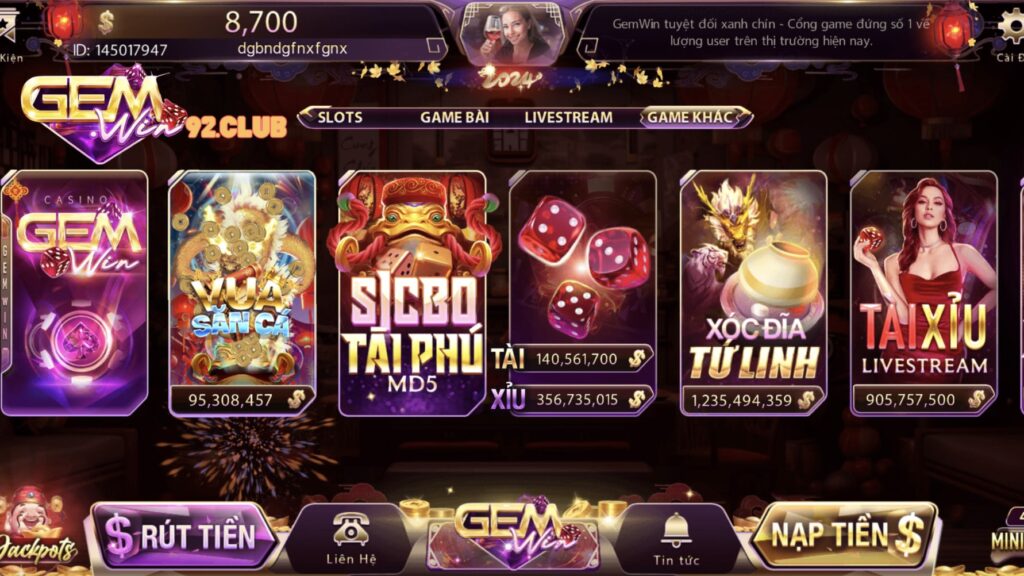 Tổng quan về cổng game Gemwin